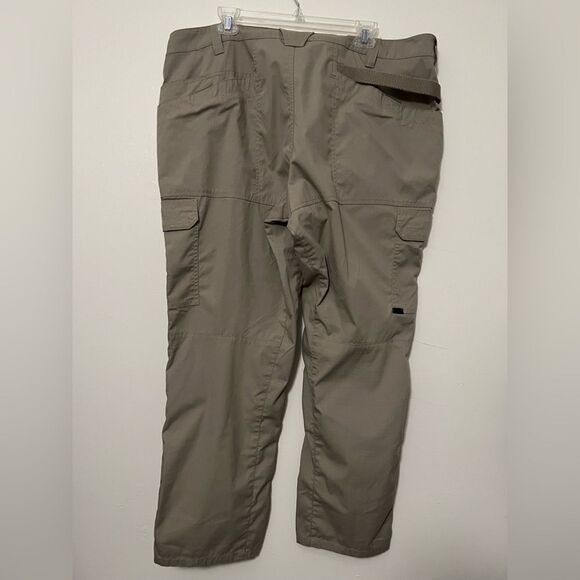5.11 Tactical Cargo Pants Ripstop 42x30 Utility Khaki Durable Outdoor Workwear - Picture 4 of 6